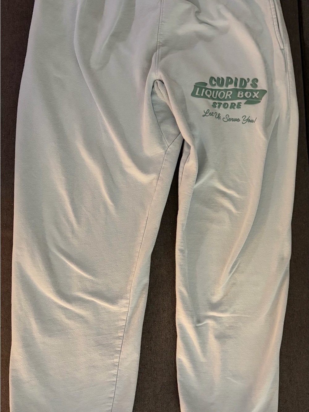 Boys Lie Light Mint Green Graphic Joggers - Cupid's Liquor Box